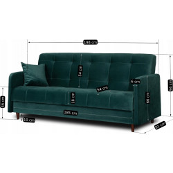 Комплект диванов 2шт Mebel Elite Tivoli Kronos 19 (Green) Thumb
