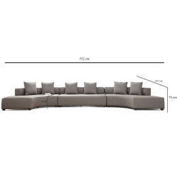 Диван Mirage Meble Gondol-3 (Grey) Thumb