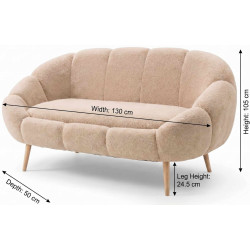 Canapea Mirage Meble Lida (Beige) Thumb