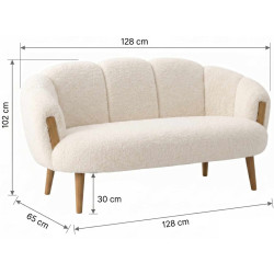 Canapea Mirage Meble Star (Cream) Thumb