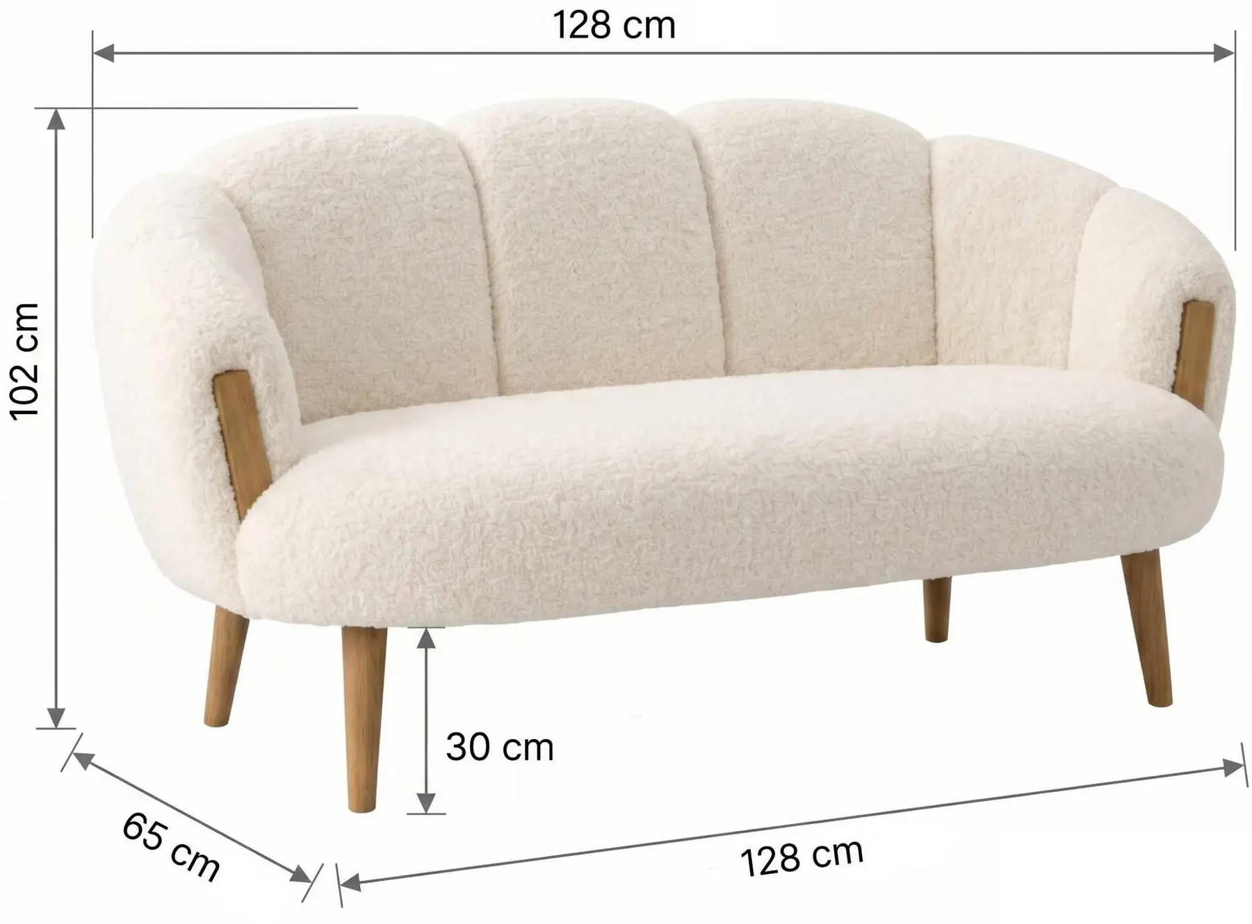 Canapea Mirage Meble Star (Cream) - 3