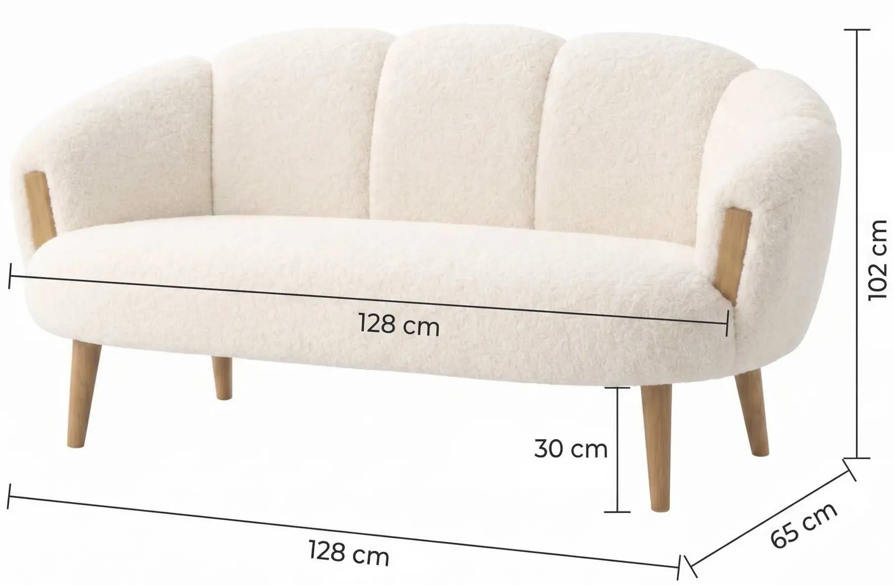 Canapea Mirage Meble Star (White) - 3