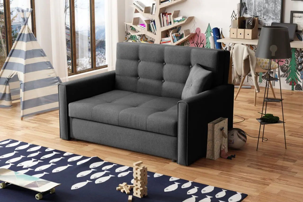 Canapea Mirjan24 Clivia Lux II/Viva Lux II (Dark Gray) - 5