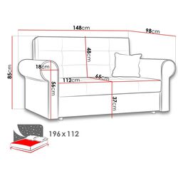 Диван Mirjan24 Clivia/Viva Silver II (Beige) Thumb
