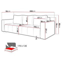 Canapea Mirjan24 Elkian/Martina (Gray) Thumb