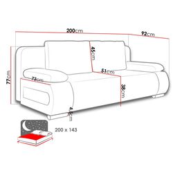 Canapea Mirjan24 Ernas/Emma (Gray) Thumb
