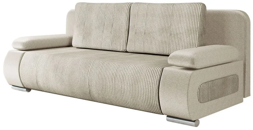 Canapea Mirjan24 Ernas/Emma Sztruks Paros 01/Poso 100 (Cream/Gray Light) - 3