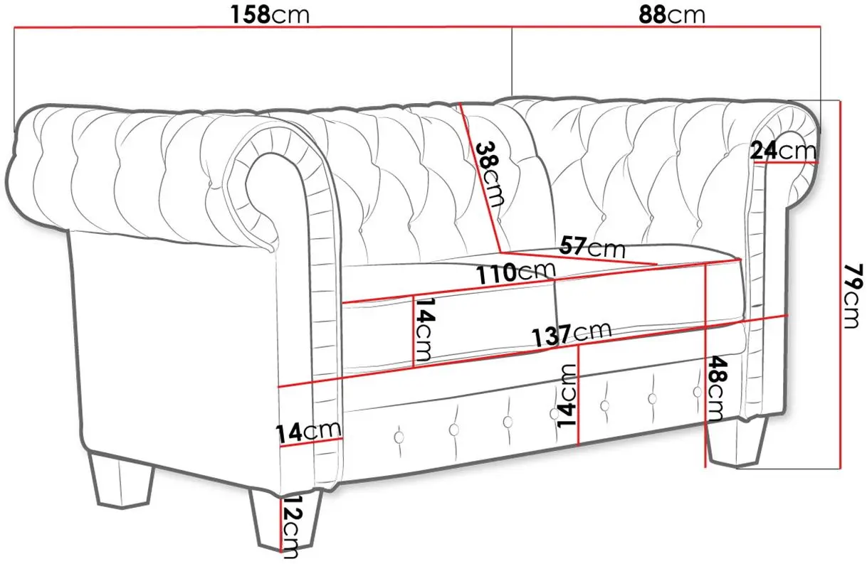 Canapea Mirjan24 Evelonas/Solamis 2 (Gray) - 7