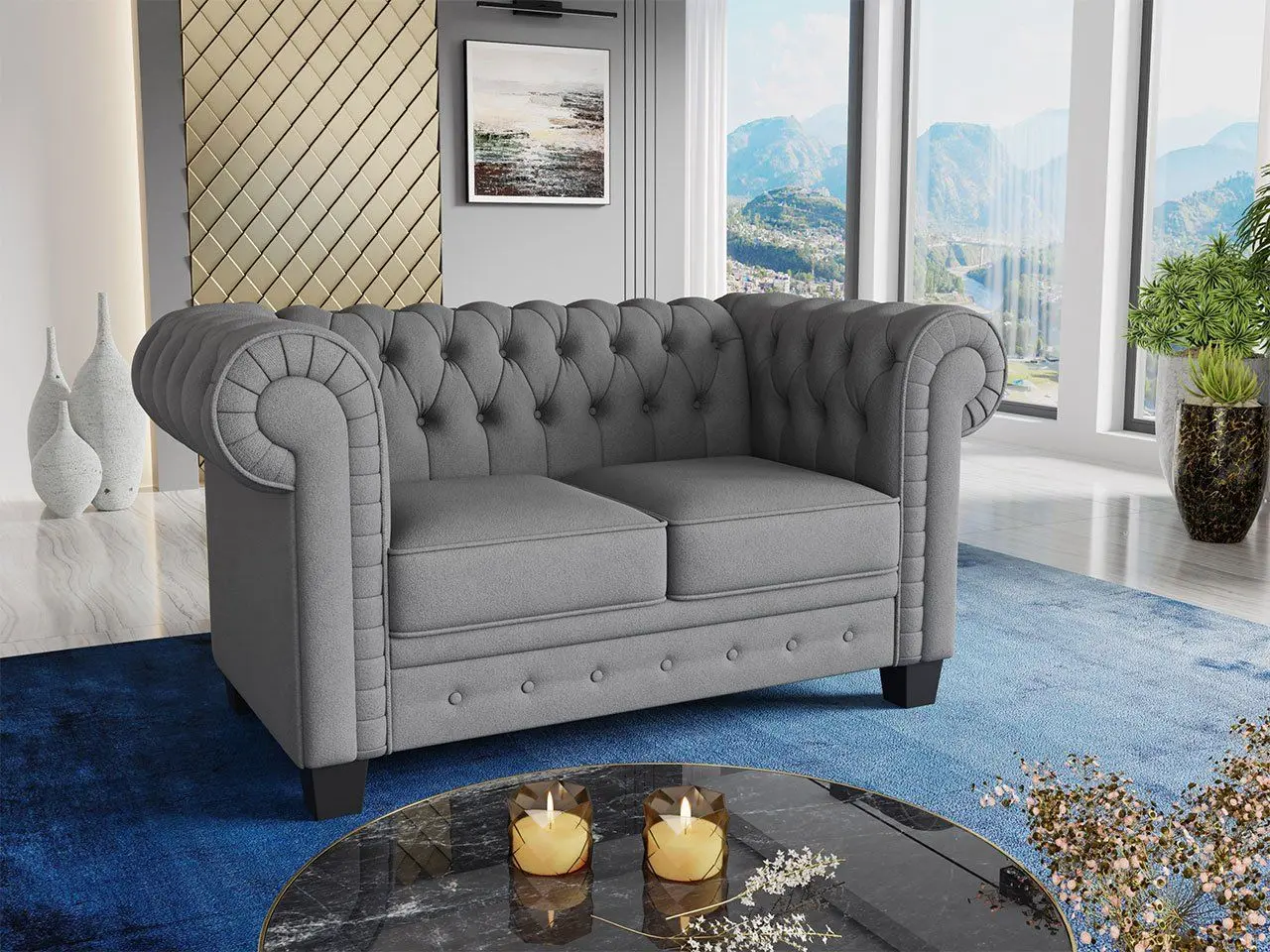 Canapea Mirjan24 Evelonas/Solamis 2 (Gray) - 8