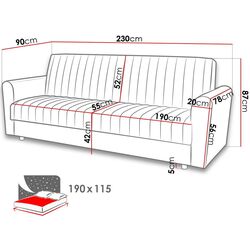 Canapea Mirjan24 Goldea/Molly (Green) Thumb
