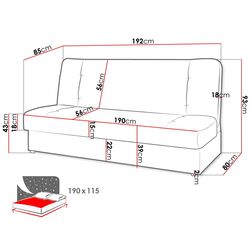 Canapea Mirjan24 Limanda/Zelka (Light Brown) Thumb