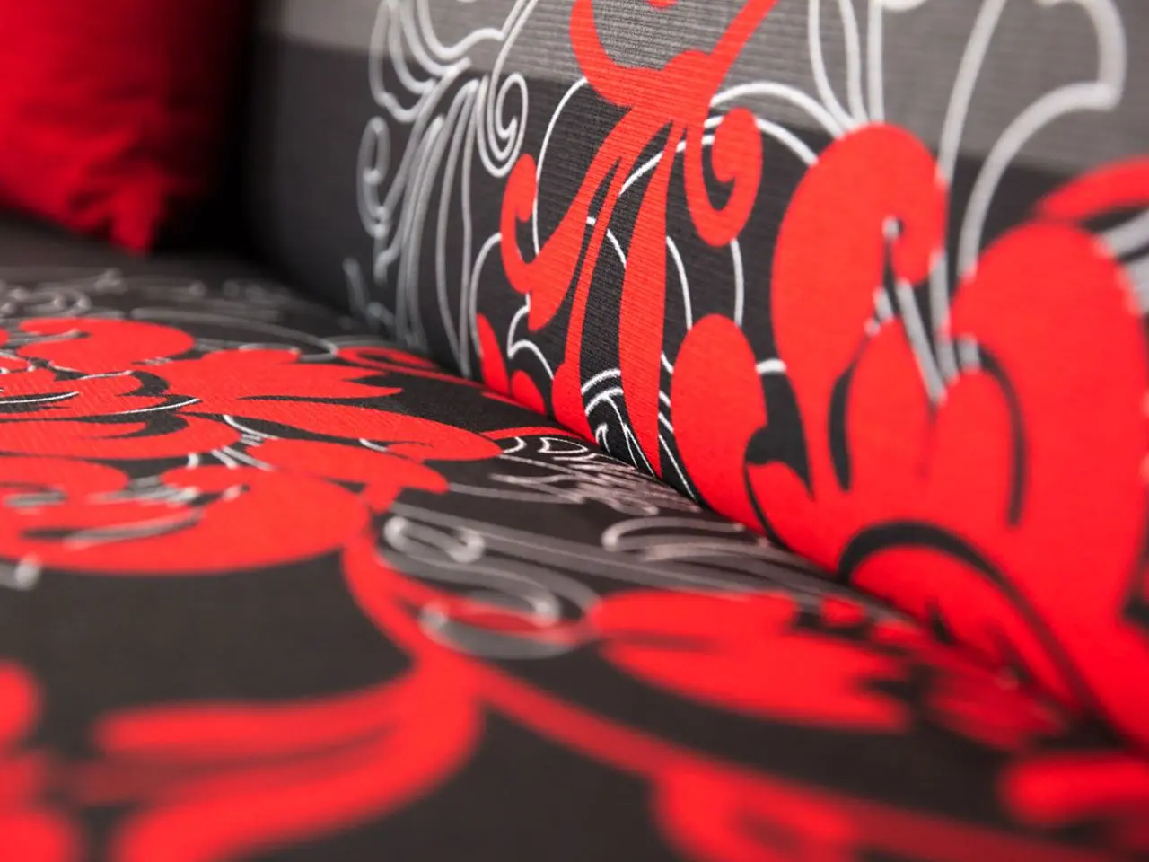 Canapea Mirjan24 Mario Sving/Jonas (Black/Gray/Red) - 4