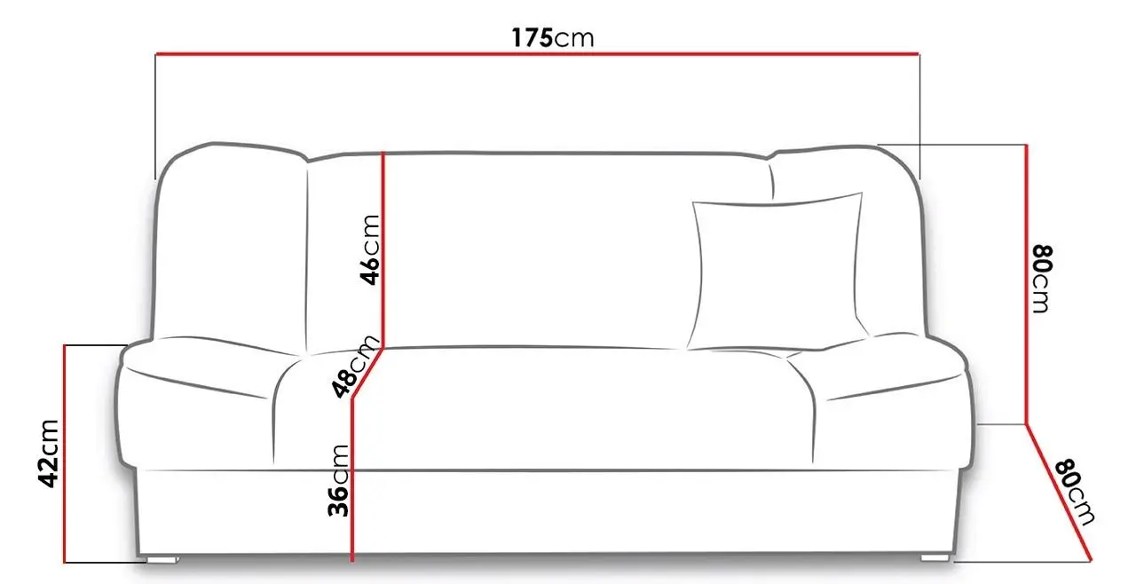 Canapea Mirjan24 Miltonia/Gabi (Gray-Beige) - 2