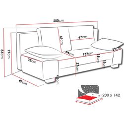 Canapea Mirjan24 Sarel/Laura (Light Brown) Thumb