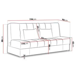 Canapea Mirjan24 Tytan/Sonia (Gray) Thumb