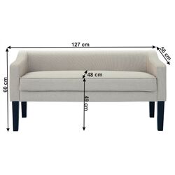 Canapea Mobhaus Firona (Beige) Thumb