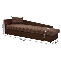 Canapea Mobhaus Judit Right (Brown) Thumb