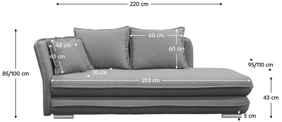 Диван Mobhaus Lamba Left (Gray)