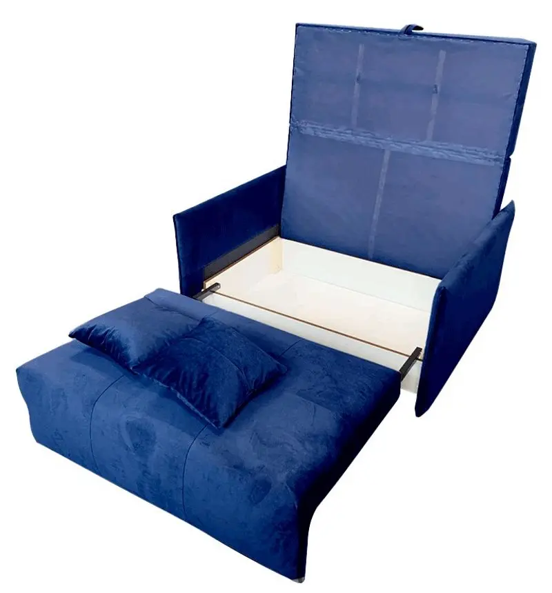 Диван раскладной Mobhaus Alana Paris Riviera Blue (3-местный) - 6