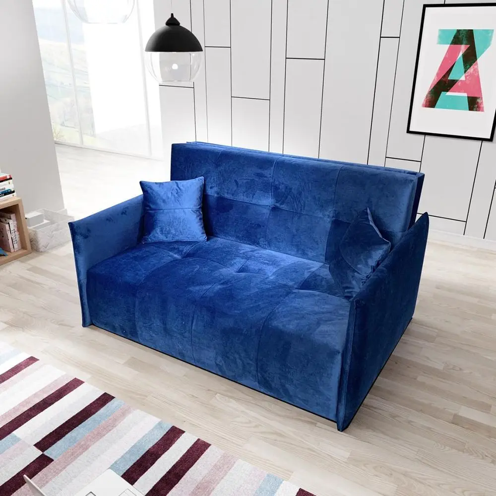 Диван раскладной Mobhaus Alana Paris Riviera Blue (3-местный) - 3
