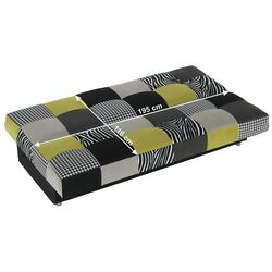 Canapea extensibila Mobhaus Alabama (Light Green/Gray/Black) Thumb