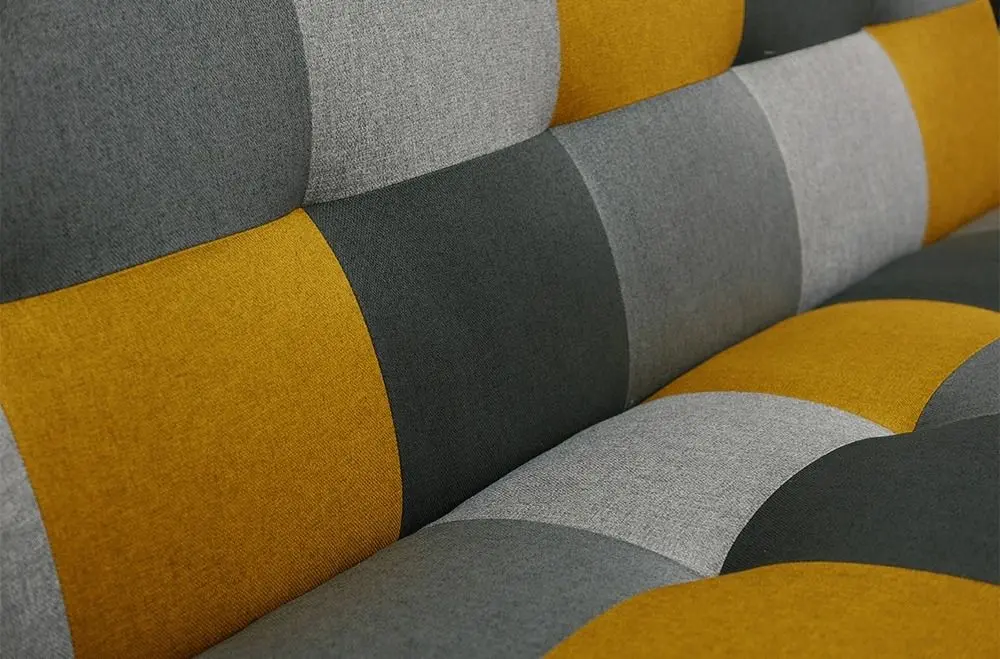 Canapea extensibila Mobhaus Alabama (Mustard)