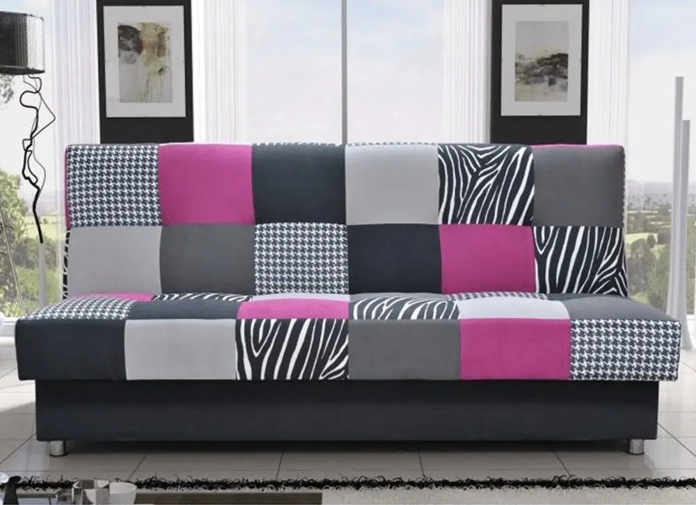 Диван раскладной Mobhaus Alabama (Pink/Gray/Black)