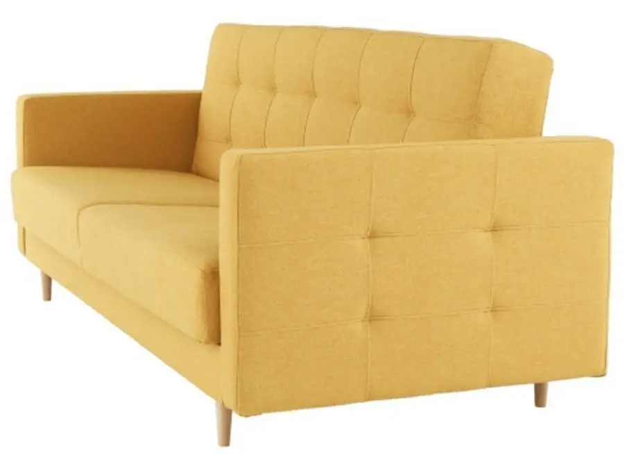 Canapea extensibila Mobhaus Amedia 3-locuri (Mustard)