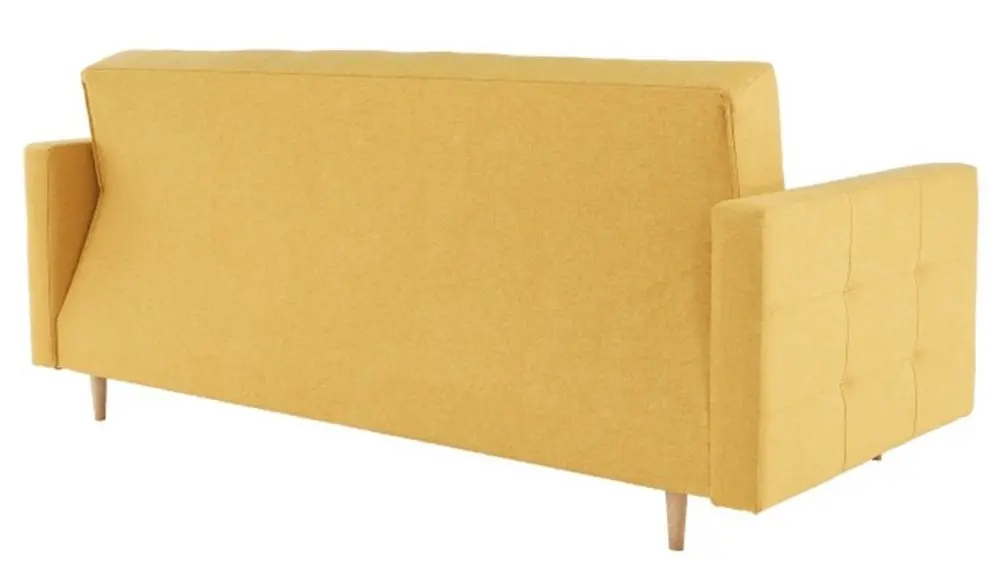 Canapea extensibila Mobhaus Amedia 3-locuri (Mustard)