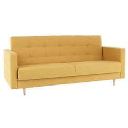 Canapea extensibila Mobhaus Amedia 3-locuri (Mustard)