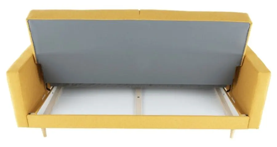 Canapea extensibila Mobhaus Amedia 3-locuri (Mustard)