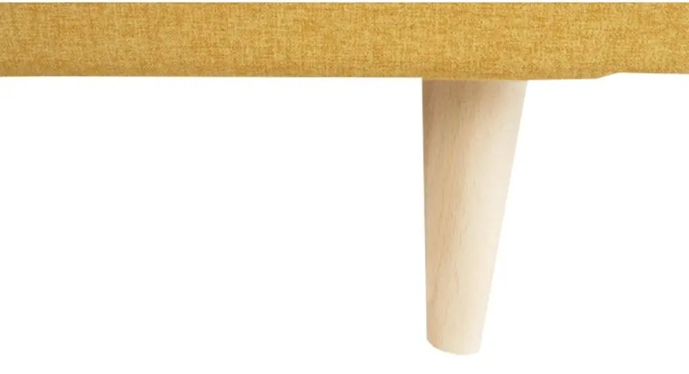 Canapea extensibila Mobhaus Amedia 3-locuri (Mustard)