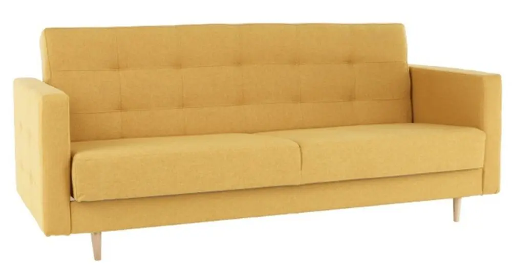Canapea extensibila Mobhaus Amedia 3-locuri (Mustard)