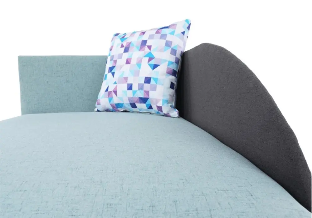 Canapea extensibila Mobhaus Bella Left (Menthol/Gray)