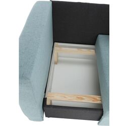 Canapea extensibila Mobhaus Bella Left (Menthol/Gray) Thumb