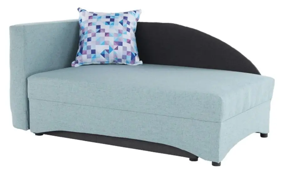 Canapea extensibila Mobhaus Bella Left (Menthol/Gray)