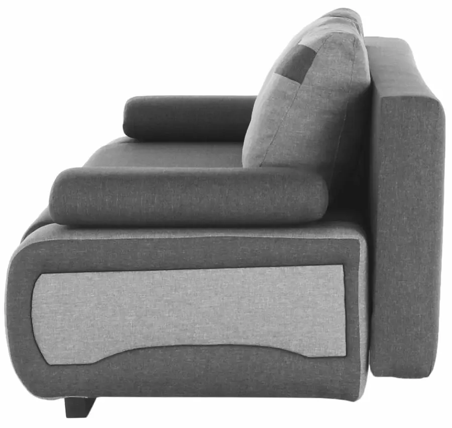 Canapea extensibila Mobhaus Bolivia (Dark Gray/Light Gray)
