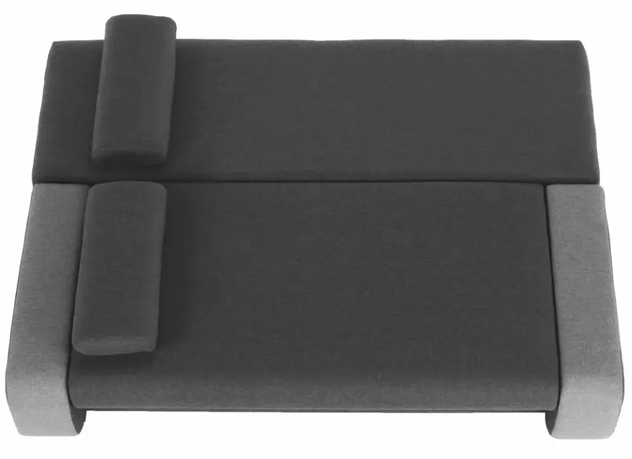 Canapea extensibila Mobhaus Bolivia (Dark Gray/Light Gray)