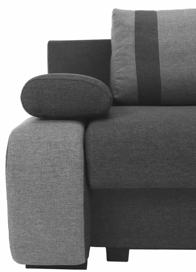 Canapea extensibila Mobhaus Bolivia (Dark Gray/Light Gray)