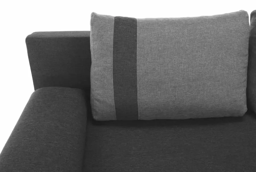 Canapea extensibila Mobhaus Bolivia (Dark Gray/Light Gray)