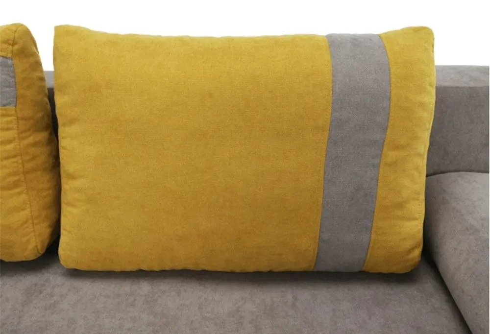 Canapea extensibila Mobhaus Bolivia (Gray-Brown/Yellow)