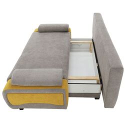 Canapea extensibila Mobhaus Bolivia (Gray-Brown/Yellow) Thumb