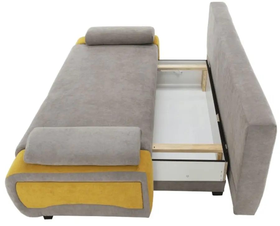 Canapea extensibila Mobhaus Bolivia (Gray-Brown/Yellow)