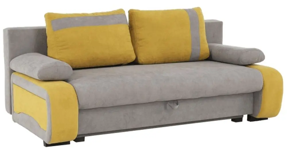 Canapea extensibila Mobhaus Bolivia (Gray-Brown/Yellow)