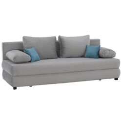 Canapea extensibila Mobhaus Cliv (Gray/Turquoise)