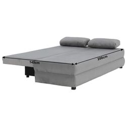 Canapea extensibila Mobhaus Cliv (Gray/Turquoise) Thumb