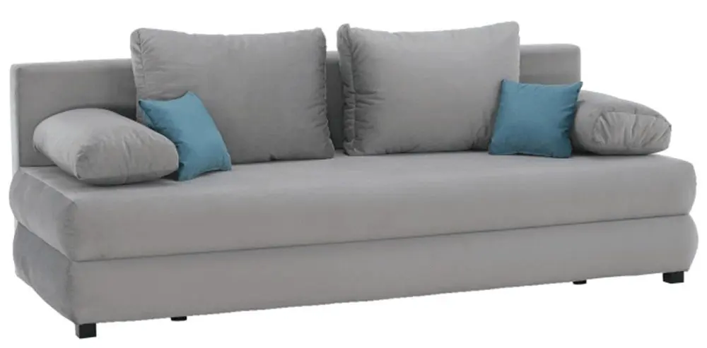 Canapea extensibila Mobhaus Cliv (Gray/Turquoise)