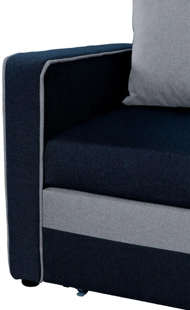 Canapea extensibila Mobhaus Dada (Blue Light/Blue) - 4