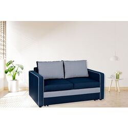 Canapea extensibila Mobhaus Dada (Blue Light/Blue)