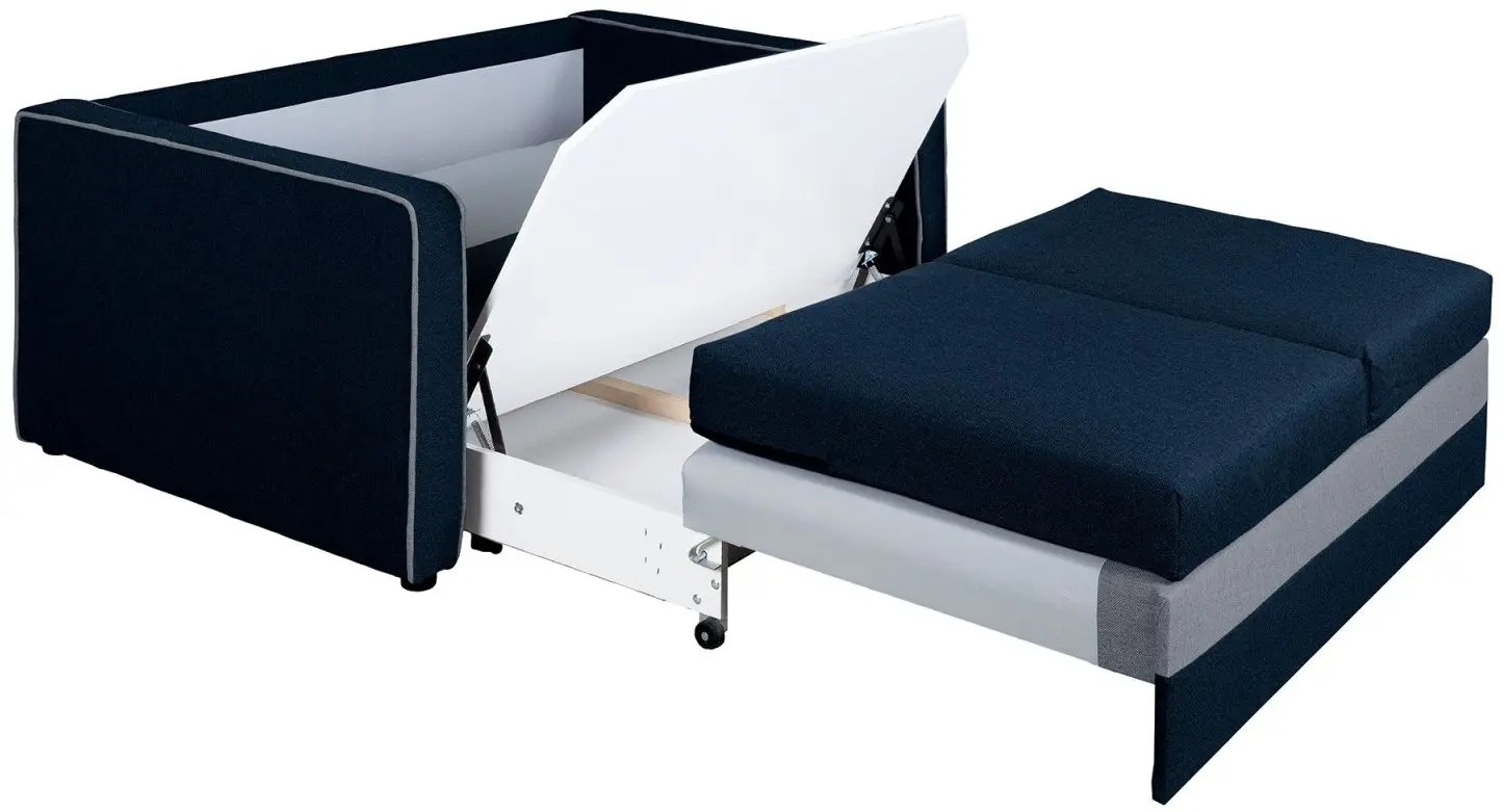 Canapea extensibila Mobhaus Dada (Blue Light/Blue) - 5